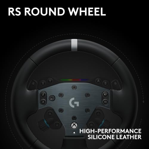 Image of Logitech G RS50 Racing Wheel, Hub, and Base for Xbox /PC: 8 Nm Direct Drive, 11 inch Wheel, 13 Buttons, Adjustable Paddle Shifters, TRUEFORCE Force Feedback Integration with Major Titles - Black