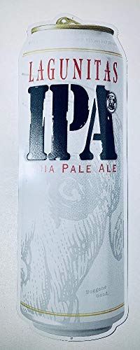 Lagunitas IPA Craft Beer Big Tall Boy Can Metal Tin Tacker Sign | 26" x 9" | New