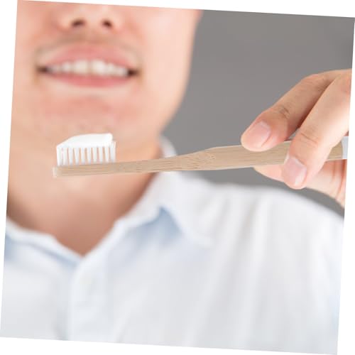 minkissy 12 Stück Teiliges Zahnbürsten-Set mit extraweichen Borsten Sanfte Reinigung für empfindliches Zahnfleisch Nachhaltiger Griff für Zuhause Hotel und Reisen – Bild 7