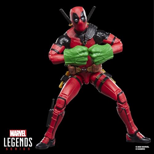 Image of Marvel Legends Series Dogpool and Deadpool, Marvel Studios' Deadpool & Wolverine Movie Collectible 6-Inch Action Figure Gift