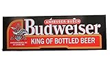hotrodspirit - Plaque tole Budweiser King of Beer 61x20.5 cm tole pub Biere USA