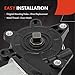 A-Premium Power Window Lift Motor (2-Pin Connector) Compatible with Nissan Frontier 2005-2019, Xterra 2000-2015, Altima 2002-2006, Murano 2003-2007, Sentra 2000-2006