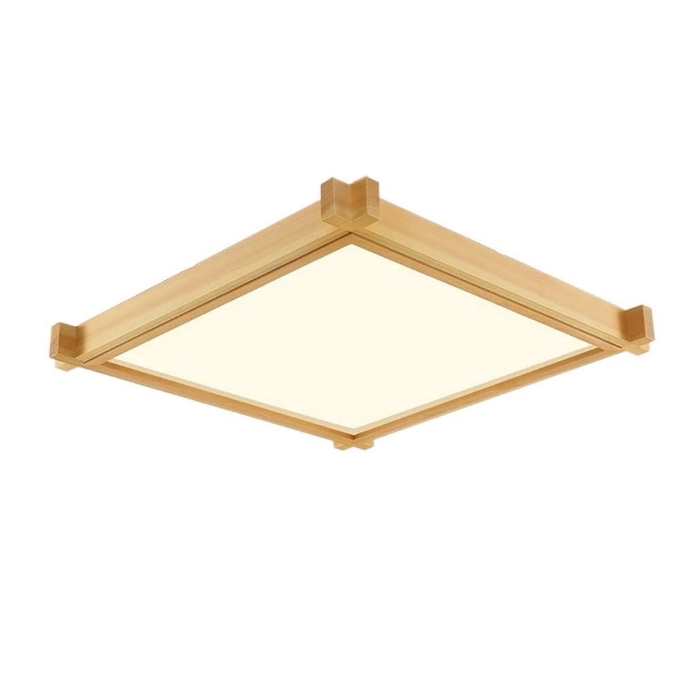 Lampe de plafond japonaise LED ultra-thin pour chambre et salle à manger zen