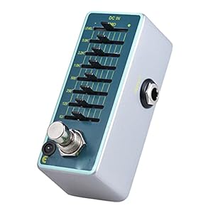 PFDTS Equalizer Gitaar Effect Pedaal 7-Band EQ Gitaarpedaal Volledige Metalen Shell True Bypass Gitaar Onderdelen & Accessoires