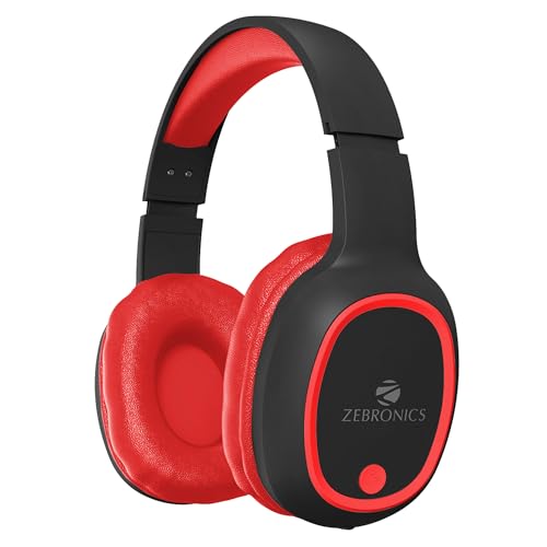 Zebronics Zeb-Thunder Wireless BT Headphone with Built-in FM,AUX Connectivity and Micro SD...