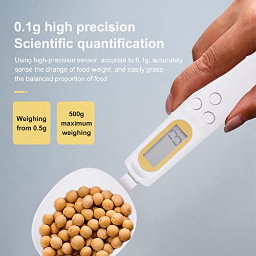 Yydgh Mini Kitchen Scale Digital Spoon Scale, Portable Spoon Scale Electronic Kitchen Spoon Scale With Lcd Display Measure Digital For Coffee Food Kitchen #TOP2