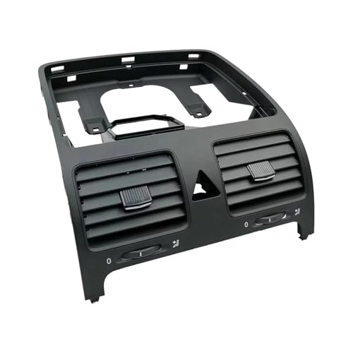 Aérateurs climatisation haut de gamme pour tableau de bord VW Golf 5 noir mat