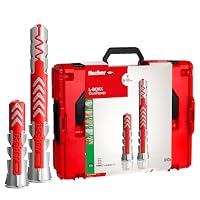 fischer L-Boxx 102 DuoPower, 910-teiliges Dübelset, 6-10 mm Durchmesser, 30-65 mm Länge, für Profis und Heimwerker, universeller Einsatz - optimal für unbekannte Untergründe – Ansicht 1