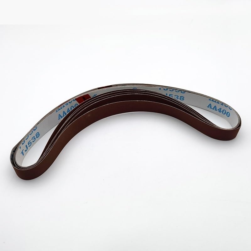 Pas szlifierski 10 szt. 1" x 30" taśma ścierna z tlenku glinu 25x762mm taśma szlifierska do metalu i drewna 762 x 25mm ekran ścierny może szlifować na sucho na mokro(5Pcs Grit 600)