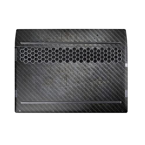Image of MightySkins Carbon Fiber Skin Compatible with Alienware M17 R5 (2022) Full Wrap Kit - Scratched Up | Protective, Durable Textured Carbon Fiber Finish | Easy to Apply & Change Styles | Made in The USA