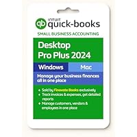 Quick-Books Desktop Pro 2024 | Windows & Mac | Lifetime License | Non-Subscription (3 User, Mac)