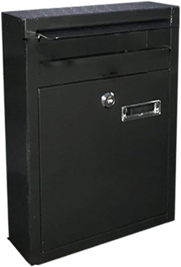 Wall Mount Mailbox,Mailboxes for Outside Wall Mount Creative Nordic Mailbox Rainproof Home Outdoor Letter Box Suggestion Box Wall Mounted Iron Art Post Box with Lock