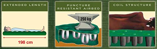 Coleman Airbed Maxi Comfort Bed Single, Camping Mat, Flocked Air Bed, Inflatable Air Mattress, Blow Up Bed For Indoor And Outdoor Use, 198 X 82 X 22 Cm, Supports Max. 148 Kg #TOP4