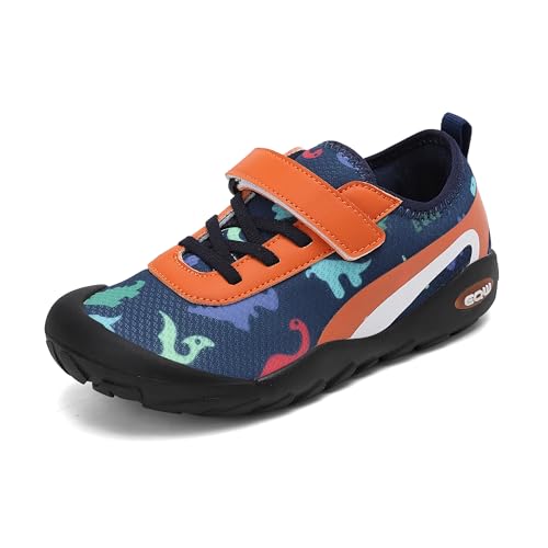 EQW Kids Barefoot Water Shoes, Wide Toe Quick Dry Aqua Socks for Boys Girls