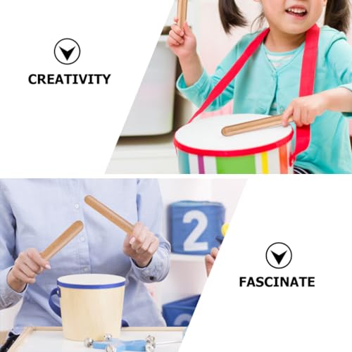 Abaodam 12 Peças Bastões De Ritmo De Páscoa Para Crianças Bastões De Ritmo De Música Lummi Bastões D