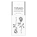 Produktbild TINKD Klebe-Tattoo Rose - Blumen-Tattoo in schlichtem Schwarz - Made in Germany