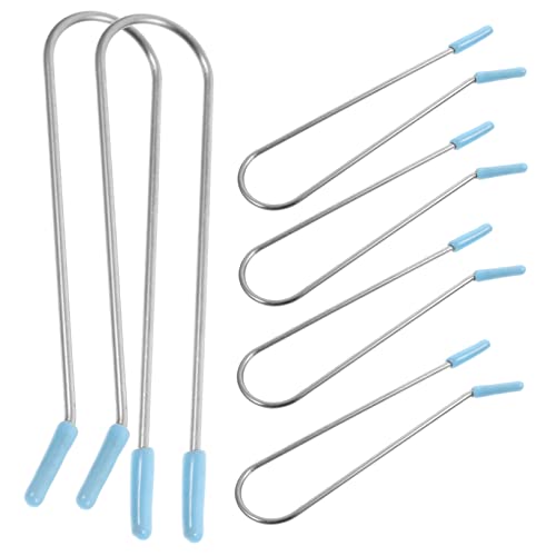 Healeved Hot Roller Clips Replacement 20pcs U-shaped Metal Clips for Women Salon Tool