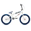 Elite BMX Freestyle Bike, Durable Steel Frame, Available in 16", 18", and 20" Sizes. New Sizes 26" and 29" BMX Bicycles. (Naruto White, 20") #1