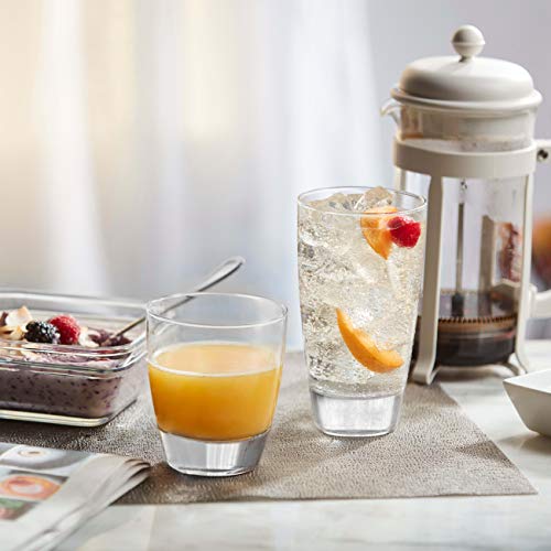 Libbey Classic 16-Piece Glass Tumbler And Rocks Set #TOP1