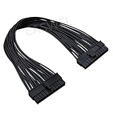 Easwel ATX 24Pin to 20+4Pin Power Supply Cable, 18 Gauge, Male-to-Male, 44 Pins, Indoor Use, Compatible with Personal Computer & Server, Connects PSU to Motherboard