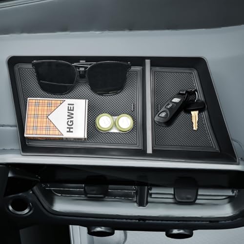 Image of HGWEI Dash Storage Tray Compatible with Chevy Trax 2024 2025 2026 Interior Accessories Center Console Dashboard Organizer for Trax (LT /2RS / ACTIV) Behind 11-inch Display Screen Mounted Holder