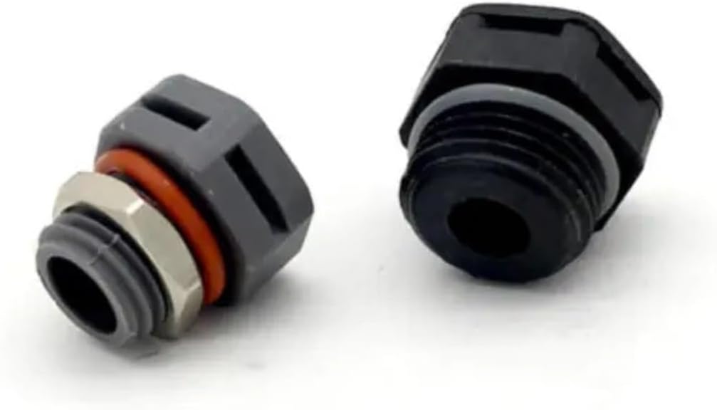 M12*1.5 Plastic Ventilation Breather Pressure Relief Screw-in Valve Nylon Waterproof Protective Air Vent Plug(Grey,M12X1.5_50PCS)