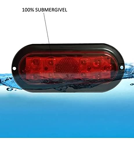 Kit 2 Lanternas + 1 Luz De Placa Carretinha Reboque Jet Ski cristal