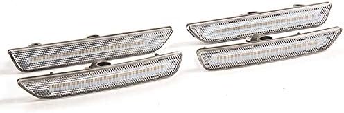 Clear LED Sidemarkers compatible with Ford Mustang 2010-2014
