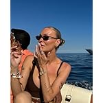 Retro Oval Sunglasses for Women Chic Cat Eye 90s Sunnies Lightweight Narrow Shades Trendy UV protection Sun Glasses - Image 2