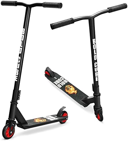 BOLDCUBE Stunt Scooter for Kids Ages 8-12 6-12 Years - Freestyle Scooter 360 - Aluminium Deck - ABEC 7 Wheels - Trick Stunt Scooters for teenagers 11-15 - Kids Stunt Scooter Suitable for Age 8+