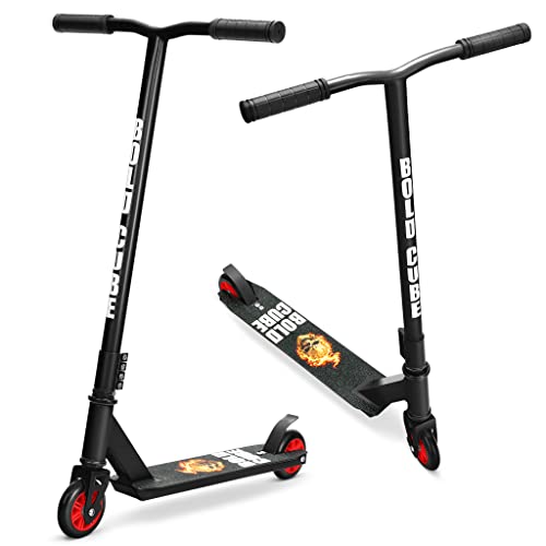 BOLDCUBE Hulajnogi Wyczynowe |Dzieci i Nastolatki | Freestyle Pro 360° | Aluminiowy Pokład | ABEC 7 | Stunt Scooter
