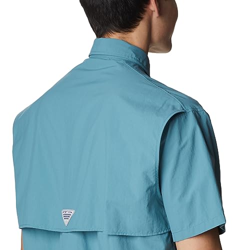 Image of Columbia Men Omni-Shade Bahama II Hiking and Trekking Short Sleeve Shirt