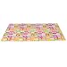 HOMCOM Puzzlematte für Babys Kinder Spielmatte Spiel erziehung klappbar Eva Foam Tiere Muster 61,5 x 61,5 cm