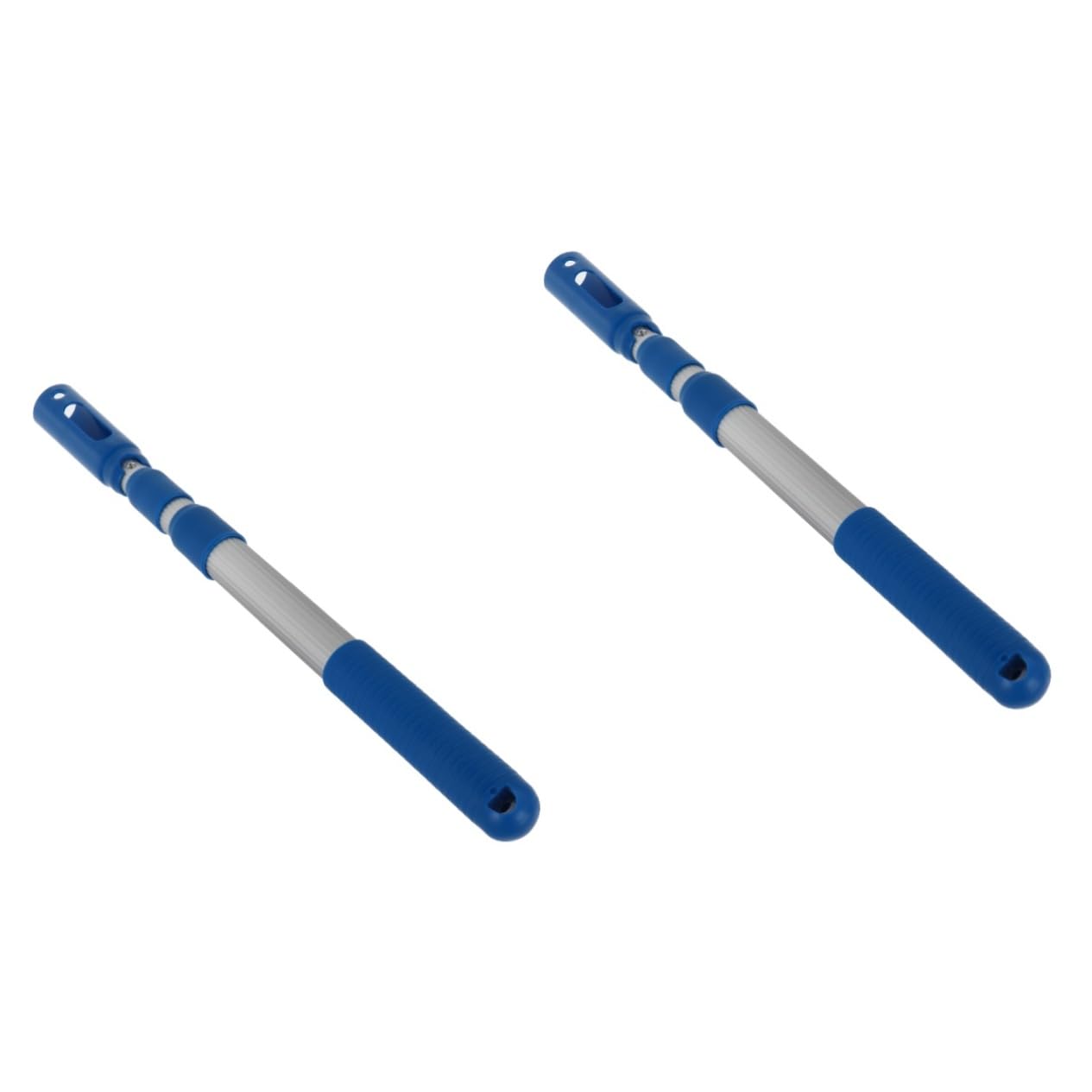 HANABASS 2piezas Varilla Telescópica para Limpieza De Piscinas Accesorio De Salvamento Ligero y Antideslizante para Rastrillar Plantas Acuáticas y Escombros