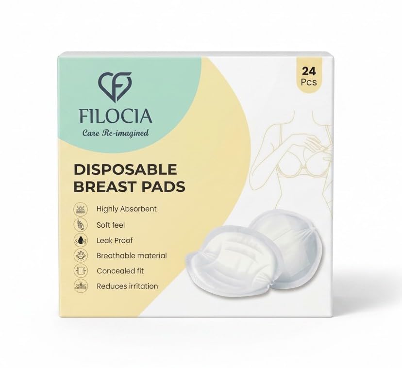 Disposable Breast Pads | Nursing Breast Pads | Ultra-Soft | Highly absorbable | Leak Proof | Concealed Fit-image-7