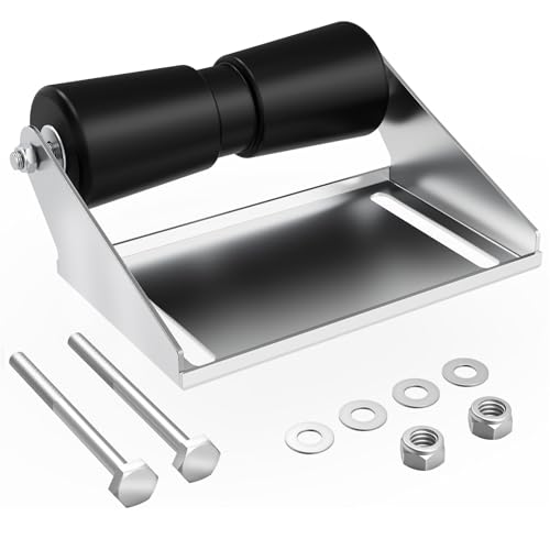 ForoGore 8inch/10inch/12inch Boat Trailer Roller with Bracket Keel Roller Assembly Kit for Boat Trailer