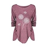 PTLLEND Cold Shoulder Shirt Damen Falten Kurzarm Tunika Batwing Rundkragen Bluse