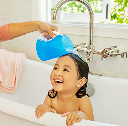Munchkin Soft Rim Shampoo Rinser With Easy-Grip Handle, Blue #TOP3