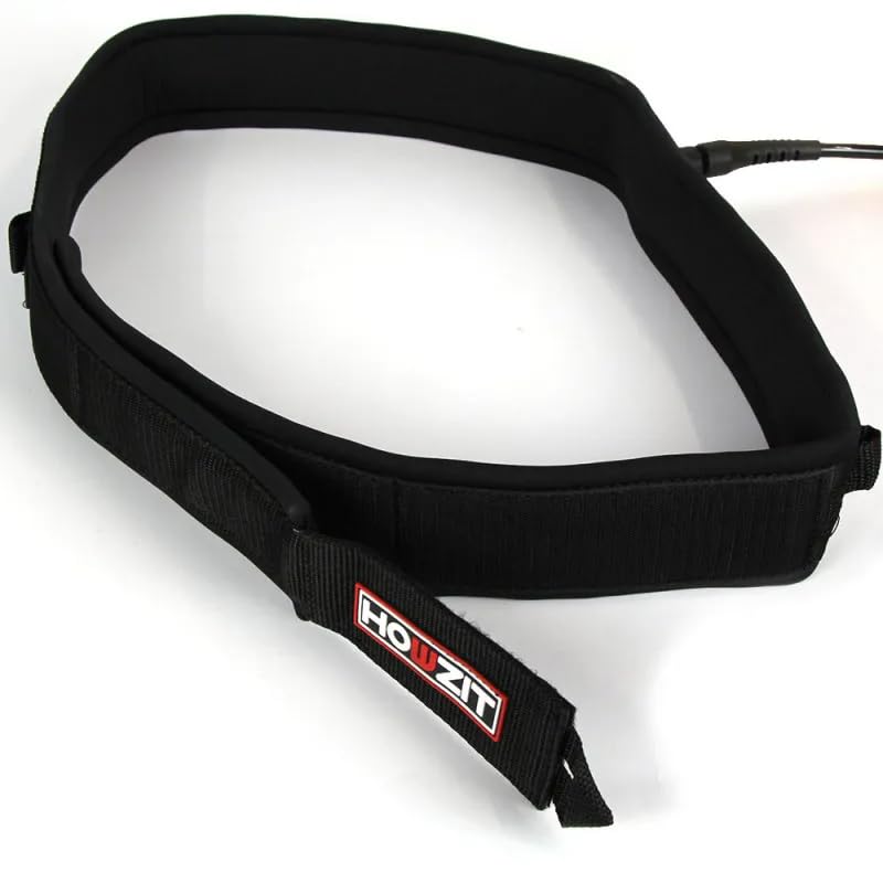 Leash DE WINGFOIL Cintura Coil Howzit Nero