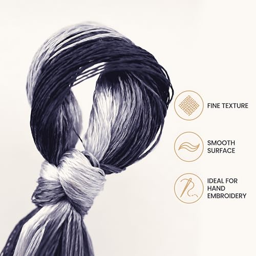 Image of MIINGGUXIUYI Mulberry Silk Floss Embroidery Thread Floss-Cross Stitch Threads China Silk Woven Jewelry Threads DIY Sewing Kits (87)