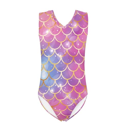 Image of Mumeson Girls One Piece Swimsuits Lightweight V-Neck Swimwear Bathing Suits for Little Girls 3-14 Years