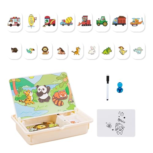 Boîte casse-tête magnétique jeu éducatif de voyage pour enfant 3