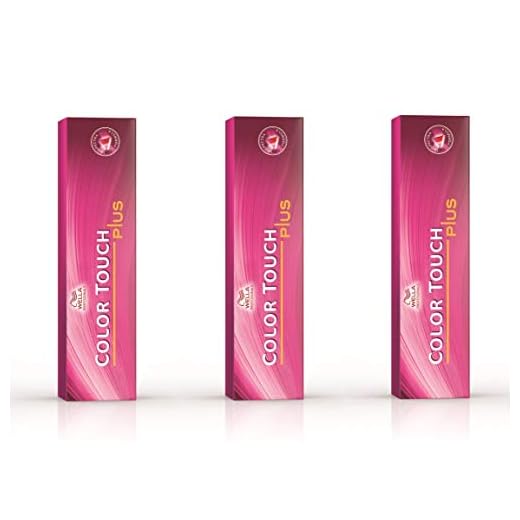3 er Pack Color Touch Plus 60 ml 66/07 dunkelblond intensiv natur-braun