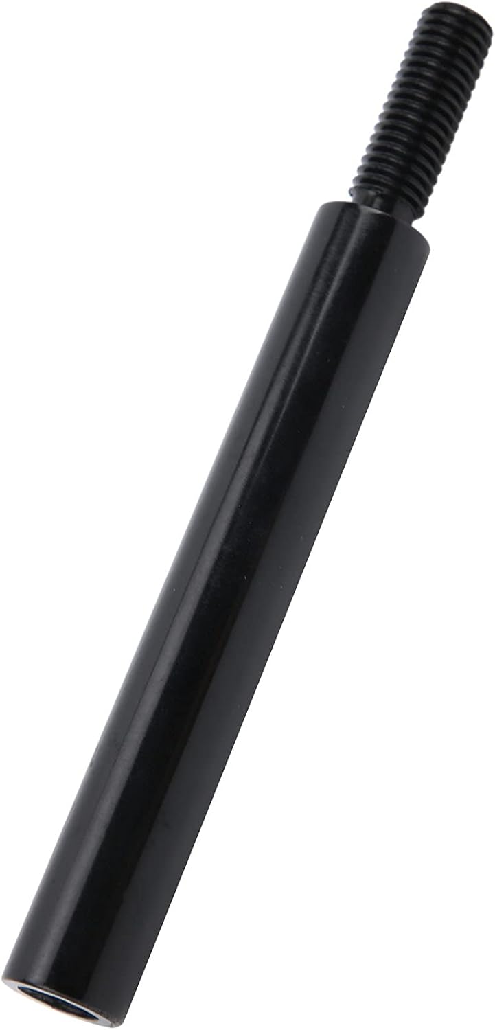 EVGATSAUTO Universal 4in Shift Knob Extension Black Manual Gear Shifter Lever M10x1.5 Extension Rod for Most Manual Transmission Vehicles