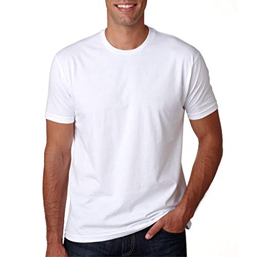kit 5 camisetas brancas 100% algodão 30.1 (branco, G)
