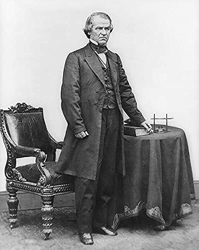 President Andrew Johnson Brady Portrait 11x14 Photograph Photo Print