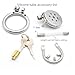 Tiny Men's 35mm Stainless Steel Flat Protective Cage Detachable Design with Metal Negative Tube Accessory-UShlZ60 (B, 40mm)