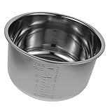 UPKOCH Liner de la Copa Arrocera Acero Inoxidable Universal Acero Inoxidable Para Revestimiento Accesorios De Cocina Arroz Contenedores Para Ollas