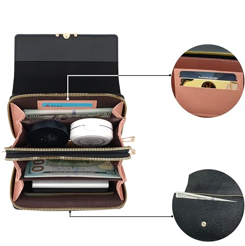 PORT&LOTUS Crossbody Handbag for Women PU Leather Bag4