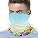 VTCTOASY April Easter Neck Gaiter Personalized Soft Windproof Face Covers Cozy Winter Neck Warmer Gator Scarfs Multipurpose Fashion Breathable Bandana Face Mask Scarf for Adult